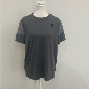 Nike Black and Gray Carolina Panthers Short-Sleeve Tee
